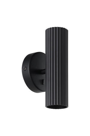 Portillo Wandlamp - GU10 - 20 cm - Zwart 