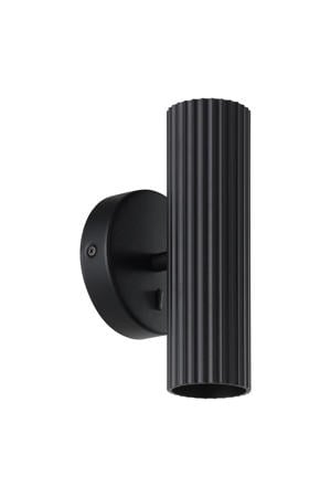 Portillo Wandlamp - GU10 - 20 cm - Zwart