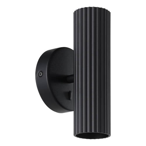 EGLO Portillo Wandlamp - GU10 - 20 cm - Zwart afbeelding