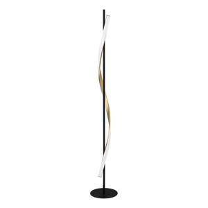 Conaprato Vloerlamp - LED - 150 cm - Zwart/Goud/Wit - Instelbaar wit licht (warm, neutraal en daglicht)  - Dimbaar