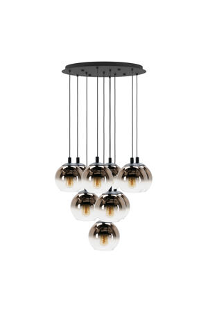 Ariscani 1 Hanglamp - E27 - Ø 64,5 cm - Zwart/Koper  