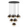 EGLO Ariscani 1 Hanglamp - E27 - Ø 64,5 cm - Zwart/Koper