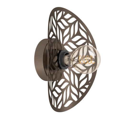 EGLO Swaby Wandlamp - E27 - 30 cm - Brons afbeelding