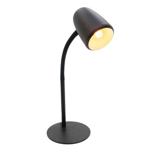 EGLO Carlo Tafellamp - Bureaulamp - E14 - 46 cm - Zwart - Kantelbaar afbeelding