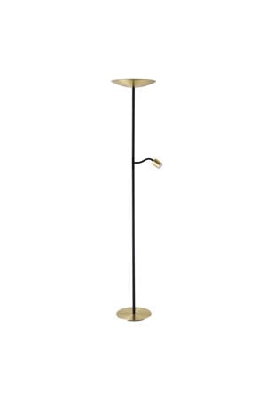 Conivarino Vloerlamp - Leeslamp - LED - 170 cm - Goud - Dimbaar
