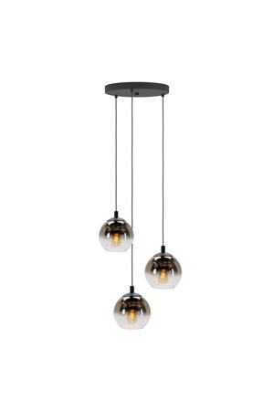 Ariscani 1 Hanglamp - E27 - Ø 42,5 cm - Zwart/Koper