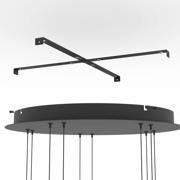 thumbnail: EGLO Hortunas Hanglamp - LED - Ø 50 cm - Zwart/Smoke glas - Dimbaar