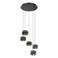 EGLO Hortunas Hanglamp - LED - Ø 50 cm - Zwart/Smoke glas - Dimbaar