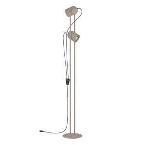 Tilston Vloerlamp - E14 - 142,5 cm - Zandkleur/Beige/Crème - Kantelbaar