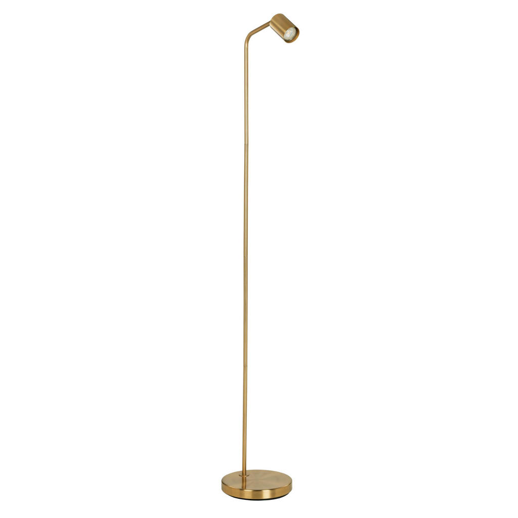 EGLO Rigomagno Vloerlamp - GU10 - 151 cm - Goud - Kantelbaar