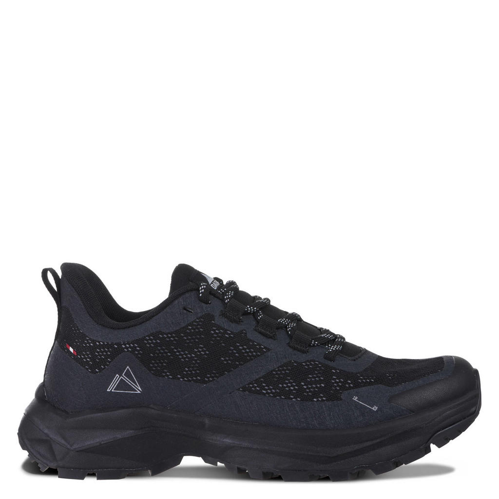 Zwarte dames Dachstein wandelschoenen van 50% mesh/25% polyamide/25% textiel met veters