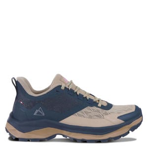 wandelschoenen beige/blauw