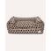 Dogguo Hondenmand RETRO-WAVE-SOFA-BEIGE/BLACK-L