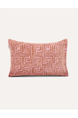 Sierkussen MAZE-CUSHION-PINK/MOCHA (60X40 cm)