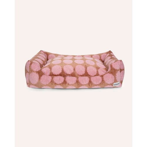 Dogguo Hondenmand DOT-SOFA-MOCHA/PINK-L afbeelding