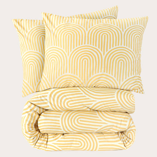 NOUS Living katoenen dekbedovertrek lits-jumeaux (240x220 cm) afbeelding