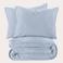 NOUS Living stonewashed dekbedovertrek lits-jumeaux (240x220 cm)
