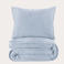 NOUS Living stonewashed dekbedovertrek 1-persoons (140x220 cm)