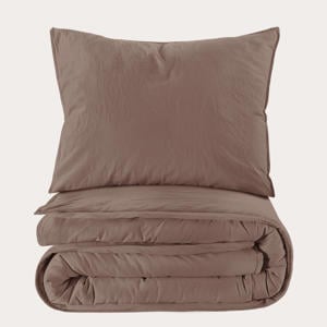 stonewashed dekbedovertrek 1-persoons (140x220 cm)