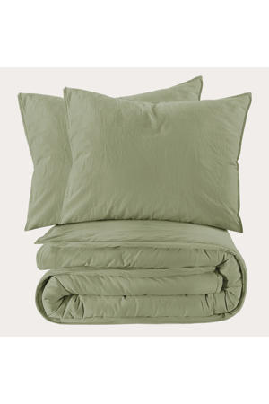stonewashed dekbedovertrek lits-jumeaux (240x220 cm)
