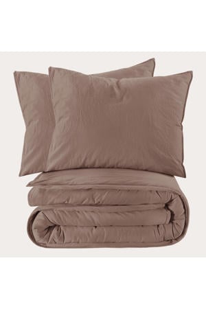 stonewashed dekbedovertrek lits-jumeaux (240x220 cm)
