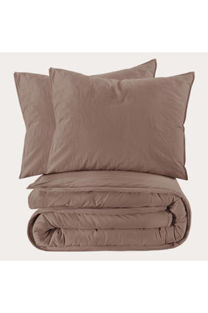 stonewashed dekbedovertrek lits-jumeaux (240x220 cm)