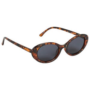 zonnebril PCSANNA met tortoise print bruin