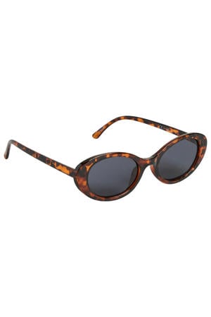 zonnebril PCSANNA met tortoise print bruin