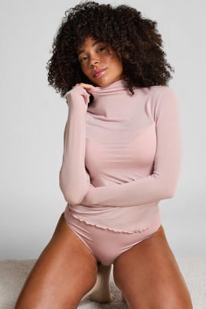 loungetop met kasjmier roze