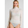 Hunkemöller Super Soft turtleneck loungetop met kasjmier lichtgrijs
