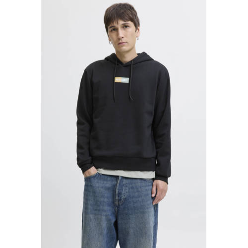 JACK & JONES hoodie zwart afbeelding