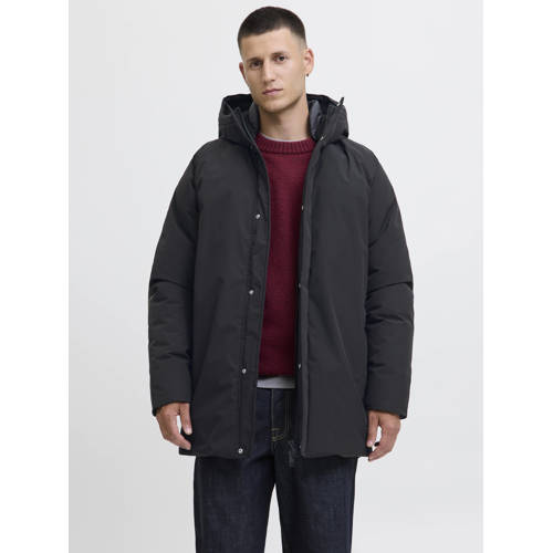 JACK & JONES ESSENTIALS winterjas zwart afbeelding