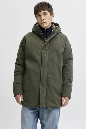 winterjas groen