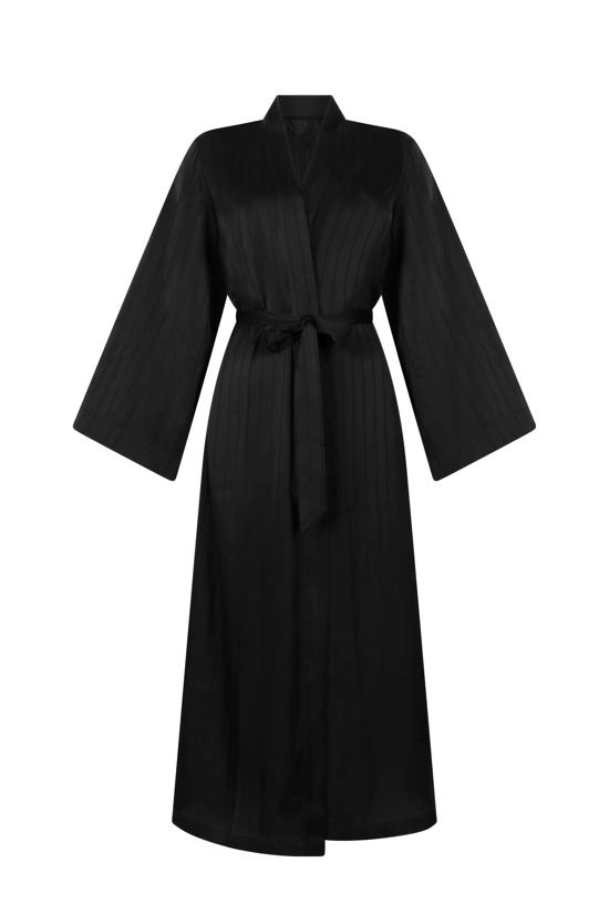 zwarte kimono badjassen dames