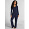 Hunkemöller pyjama set donkerblauw