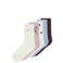 NAME IT KIDS sokken - donkerrood/multicolor (set van 5)