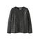 NAME IT KIDS blousetop zwart met pailletten