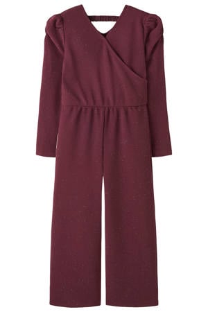 jumpsuit donkerrood