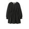 NAME IT KIDS midi jurk met glitter zwart