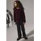 NAME IT KIDS blousetop donkerrood met pailletten