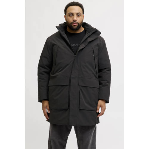 JACK & JONES PLUS SIZE winterjas Plus Size zwart afbeelding