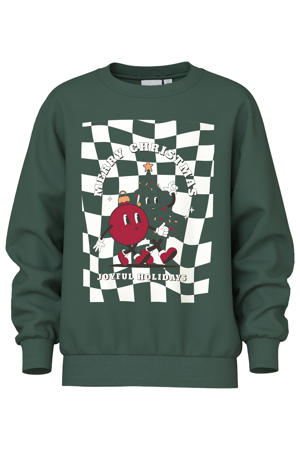kerstsweater donkergroen