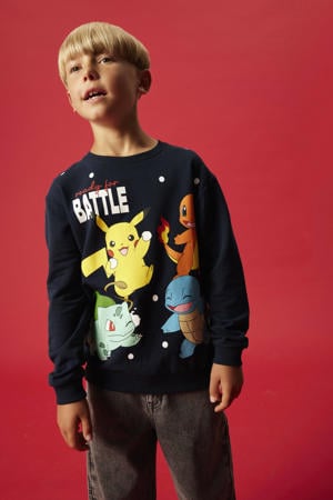 Pokemon sweater donkerblauw