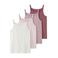 NAME IT KIDS hemd - s/lila/roze/wit (set van 4 paar)