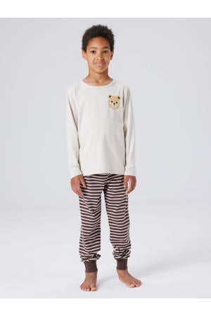 pyjama - groen/bruin (set van 2)
