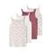 NAME IT KIDS hemd NKFSTRAP - s/roze/wit (set van 4 paar)
