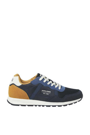 Jfwharrow sneakers donkerblauw/camel