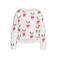 NAME IT MINI kerstsweater wit/rood