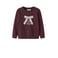 NAME IT MINI kersttrui paars