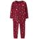 NAME IT MINI kerstpyjama met all over print donkerrood